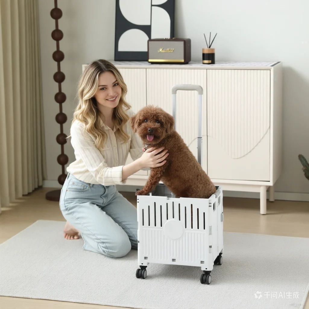 Sports Equipment Cart On Wheels - Складная тележка для покупок с коробкой,