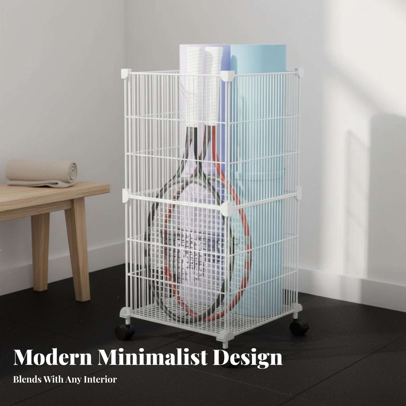 Sports Equipment Cart On Wheels - Тележка для хранения спортивного инвентаря: универсальный