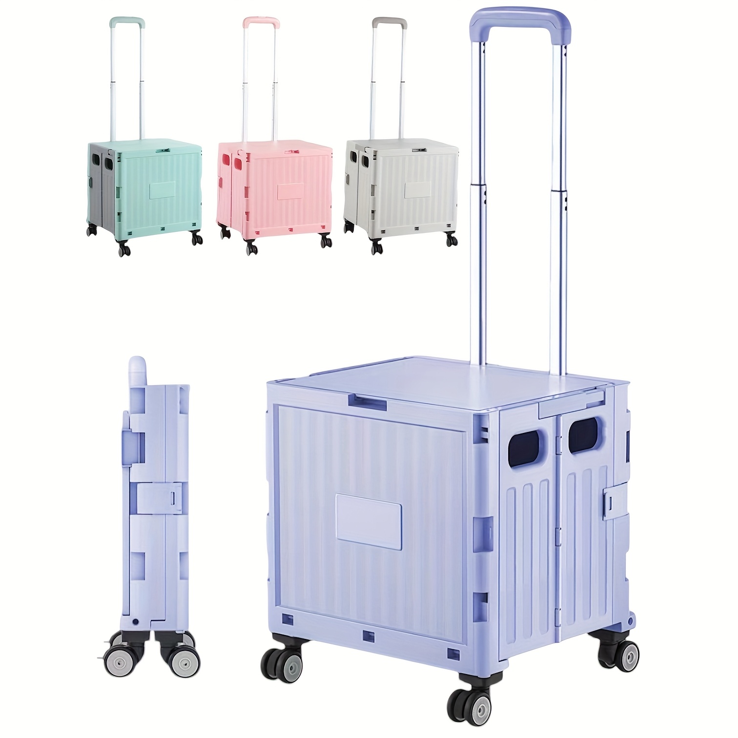 Sports Equipment Cart On Wheels - Складная тележка-платформа с поворотом на 360